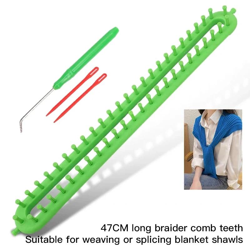 Război de tricotat rotund dreptunghiular, țesut eșarfă pulover pălărie șal cusut mașină de tricotat DIY manual artizanal împletitură instrument