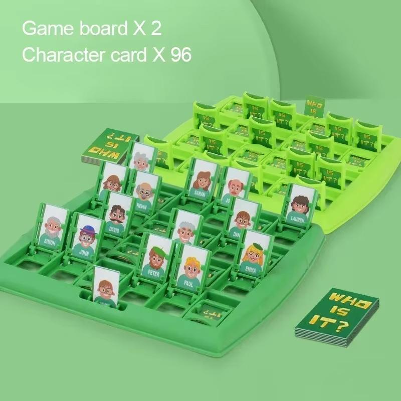 

Guess Who I Am Board Game Parent-child Interaction Plaything Logical Reasoning CHILDREN S Puzzle Me You My Character Chessboard