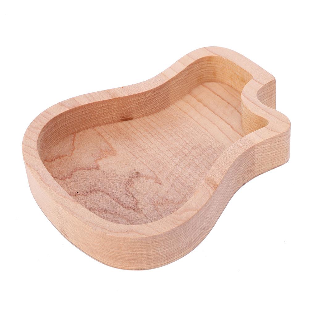 

Коробка для медиаторов Кленовая деревянная шкатулка для хранения Изысканные гитарные аксессуары для музыкальных инструментов