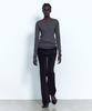 INSILENCE WOMEN Twill Cotton Spandex Pants Black