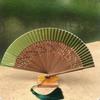 Decoration Chinese Style Silk Fan Tassel Handheld Shell Fan Bamboo Folding Fan  Home Decor