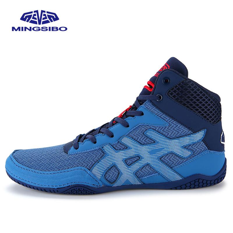 MINGSIBO Professional Wrestling Shoes Unisex Wearable Fighting Boots Man Designer Sport Training Shoe Gym Boxing Sneakers