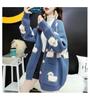 Women Knitted Cardigan Cute Sheep Sweater Cardigan Spring Autumn Casual Loose Outwear