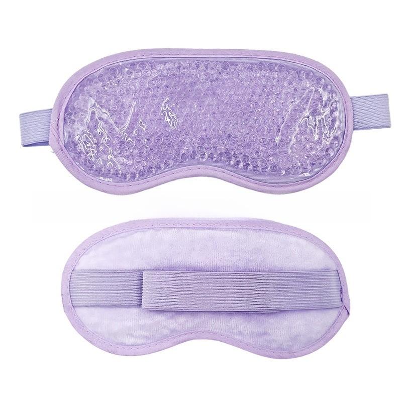 Cold Hot Gel Eye Mask With Reusable Gel Beads For Relaxation And Eye Care