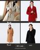 Double-Faced Wool Overcoat: High-End, Loose Casual Design with Suit Collar and Tie, Perfect for Spring and Autumn.