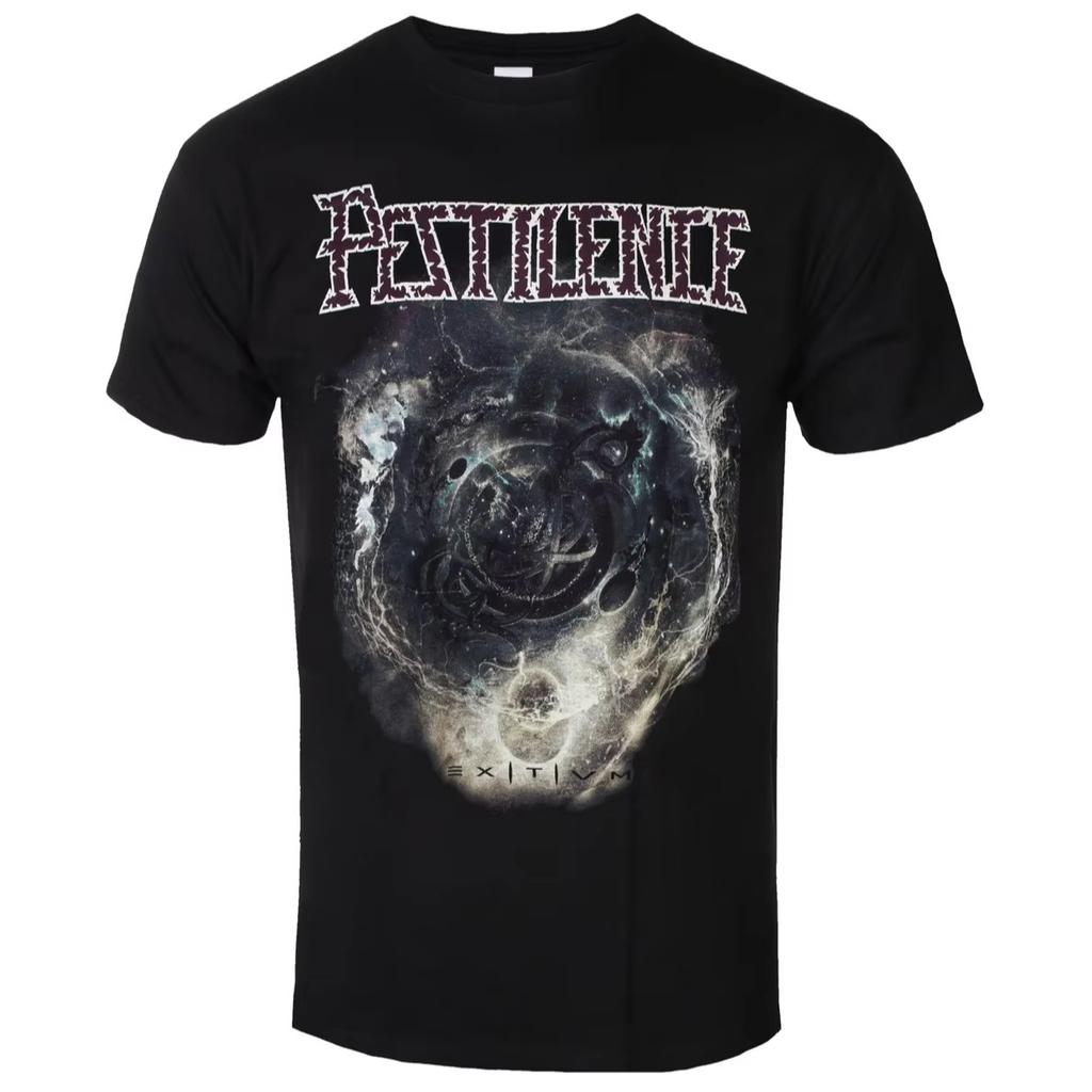 2026 Summer Hot Sale New Pestilence Graphic Cotton T Shirt Unisex Y2K Gothic Cotton Streetwear Oversized T-shirt Short Sleeve Casual Clothing