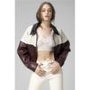Women's Coat Wm053 Crop Genuine Leather Women's Coat