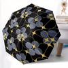 1pc Abstract Pattern Automatic Open/Close Umbrella, Portable Folding Umbrella for Everyday Use Yy250826090