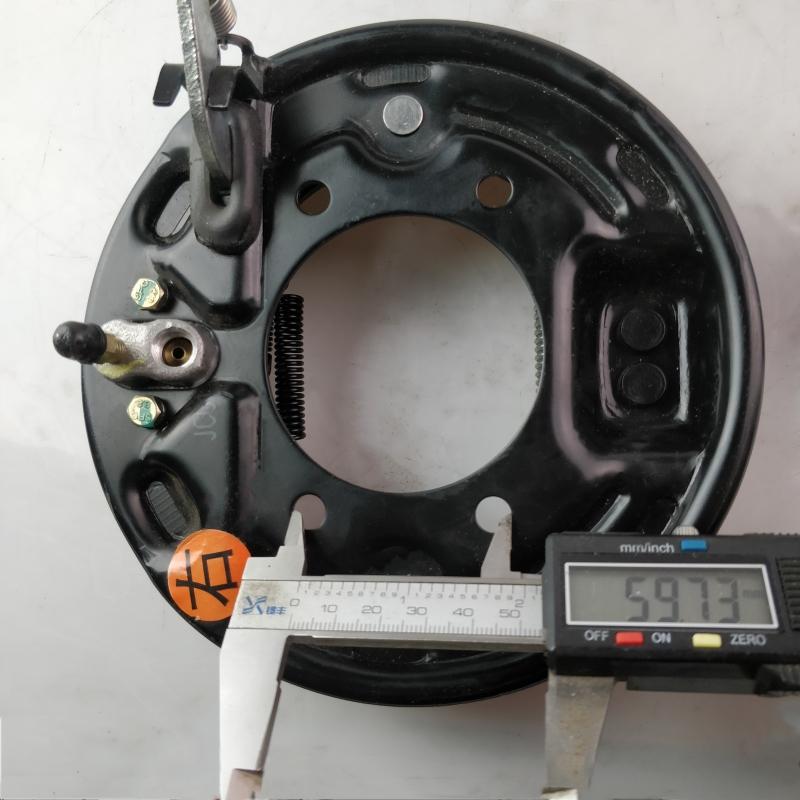 Four wheel electric forklift golf cart rear wheel hydraulic cylinder brake friction plate