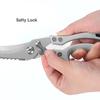Multifunctional Kitchen Scissors Chicken Bone Duck Meat Fish Cutting Knife Heavy Duty Stainless Steel Food Scissors Essentials