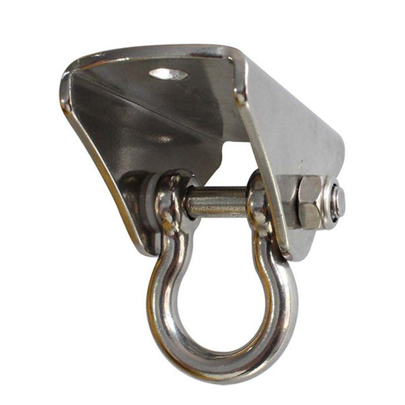 ABJI-1 Pcs Outdoor Hammock Hook 304 Stainless Steel Swing Hook Indoor Wall Fixed Hook Safety Buckle