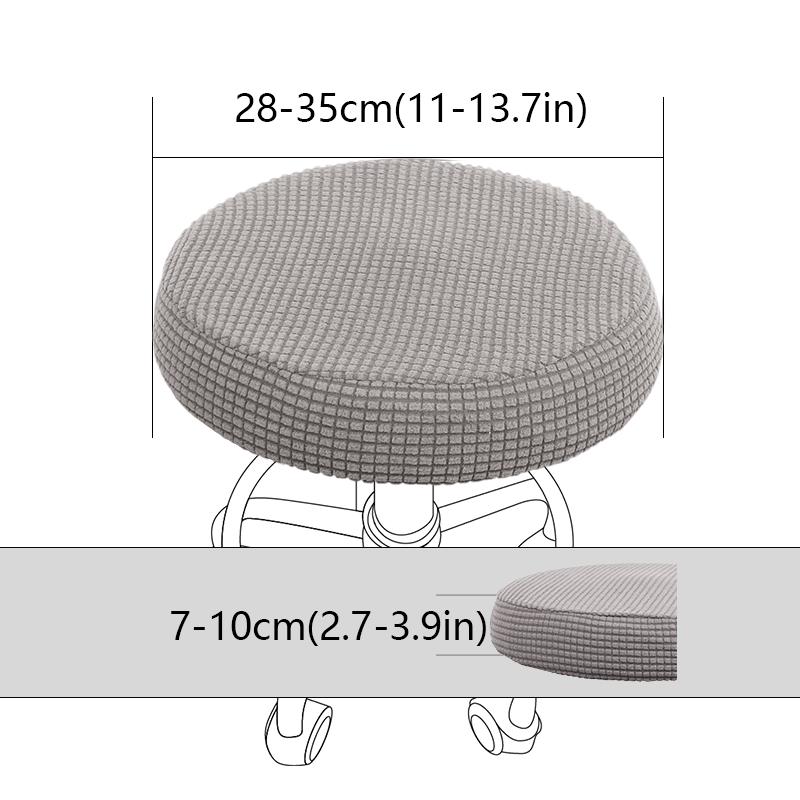 Round Chair Cover Universal Size Big Elastic Stretch Seat Chair Cover Slipcovers Restaurant Banquet Bar Home Party Decoration