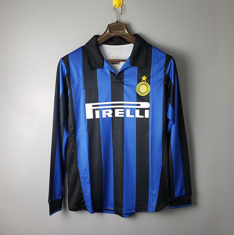 9798 Serie A Inter Mailand Heimfußballtrikot Nr.. 10 Groß Rosa Morano Djokav Retro-Trikot