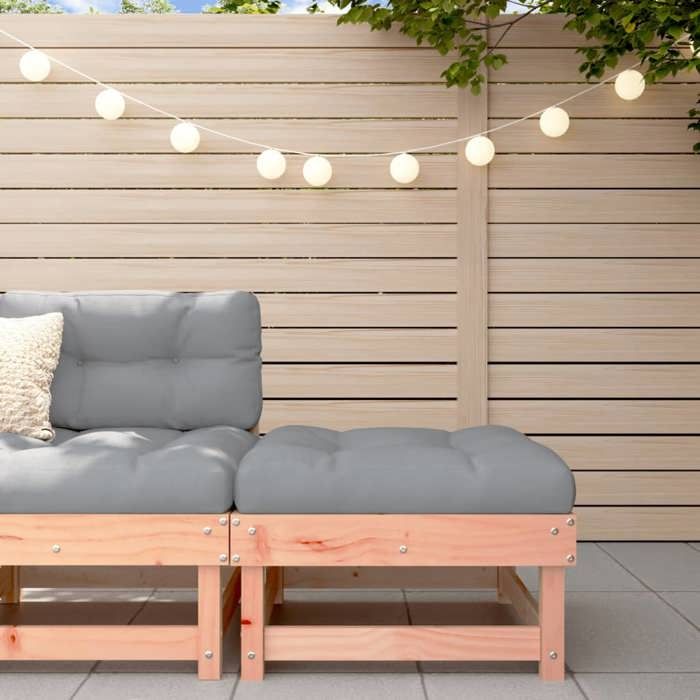 VidaXL Repose-pied de Jardin, Siège avec Cadre en Bois, Table Basse, Tabouret de Terrasse Patio Balcon Extérieur, Bois 825385