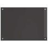 Kitchen Splashback 2 pcs Dark Grey 70 x 50 cm Tempered Glass