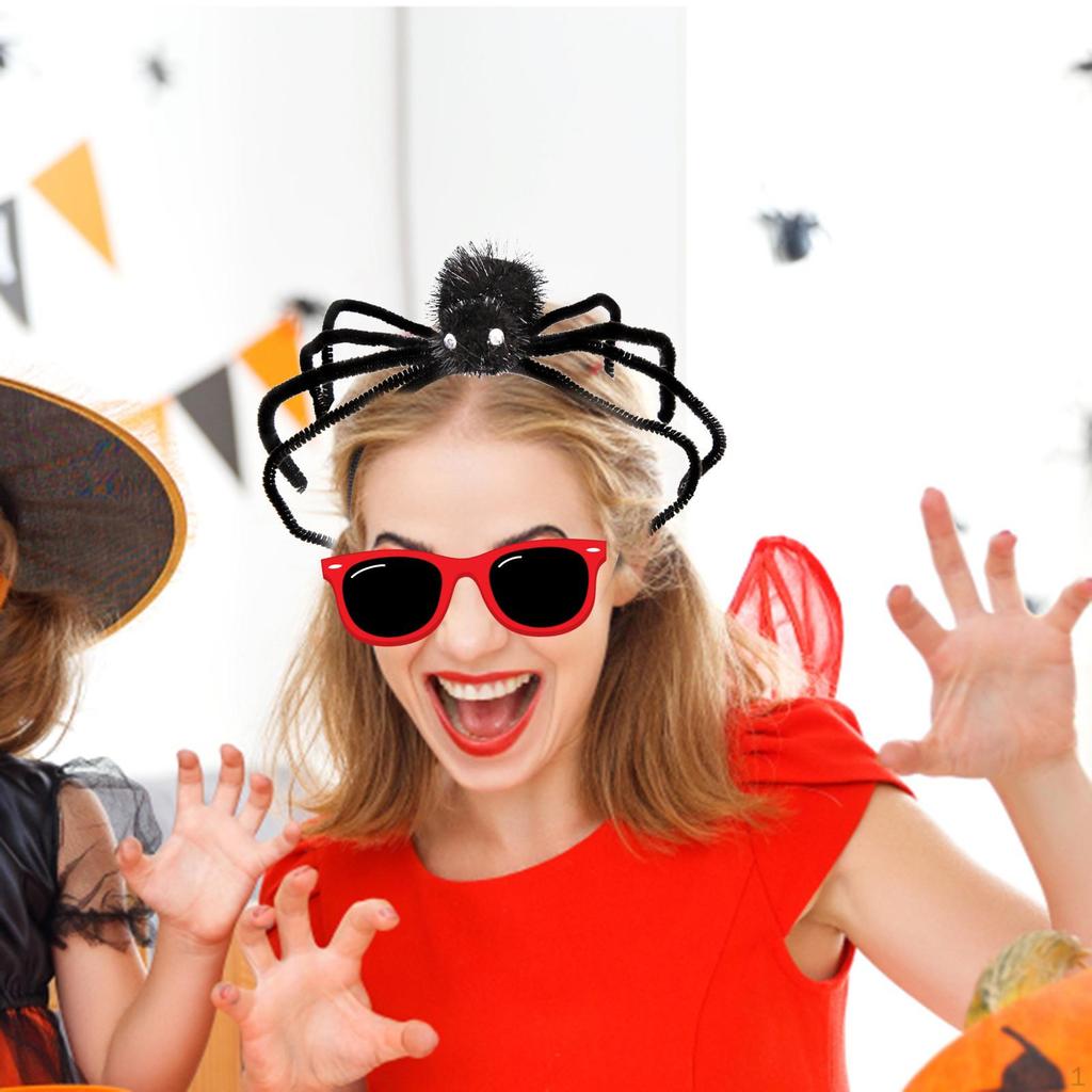 Halloween Spinnen-Kopfband Kostüm Kopfschmuck Cosplay Kopfschmuck Foto-Requisite Dekoration Haarreif