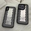 Mirror Phone Case for iPhone 15 11 13 14 for 15 16 Pro Max 12 13 16 Pro Cloud Flower and Animal Cute Style Phone Case