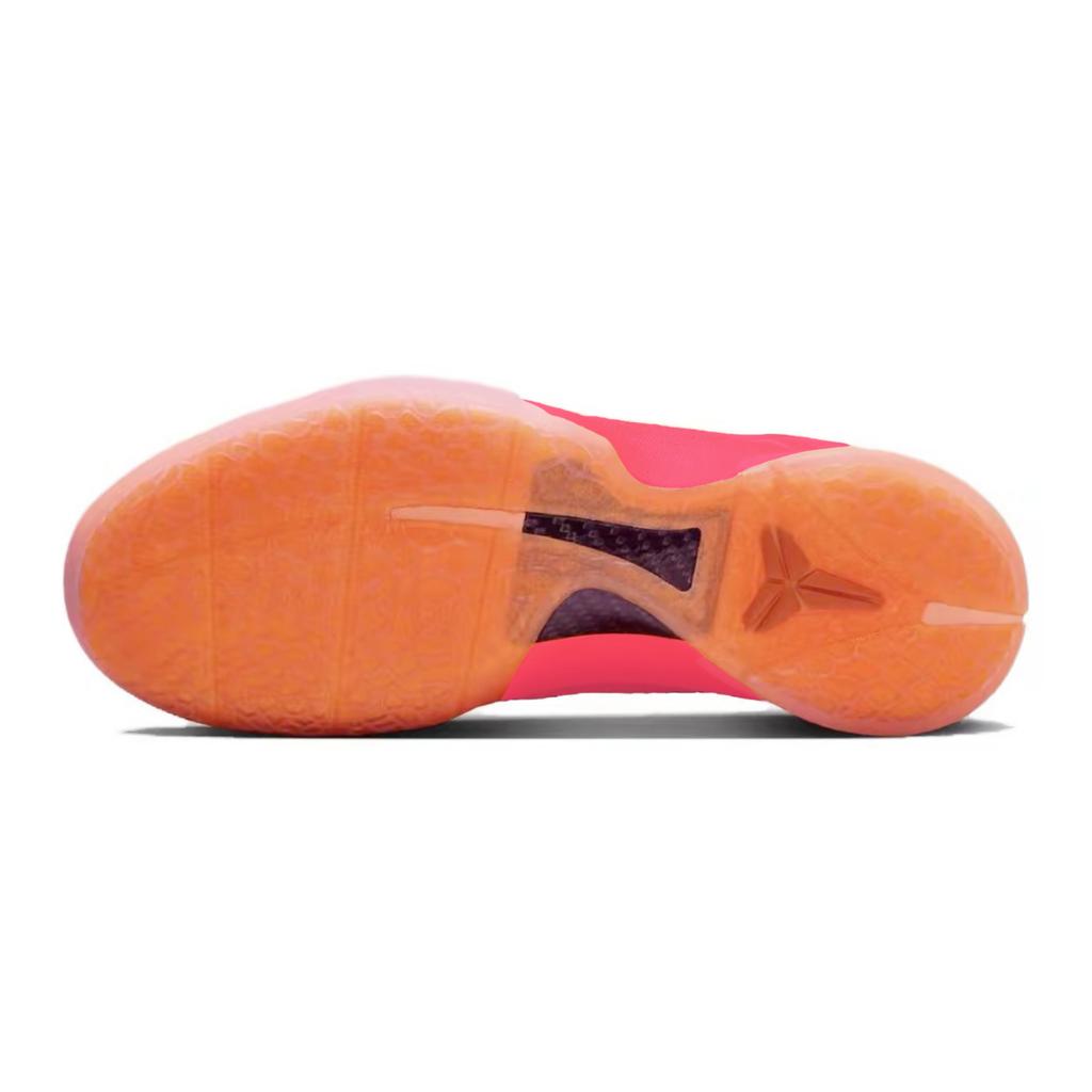 Nike Zoom Kobe 6 Protro 'Total Orange' Rosso Incantato Resistenti all'Abrasione Scarpe da Basket Basse Unisex Rosso Verde IH1871-800(Team258-)