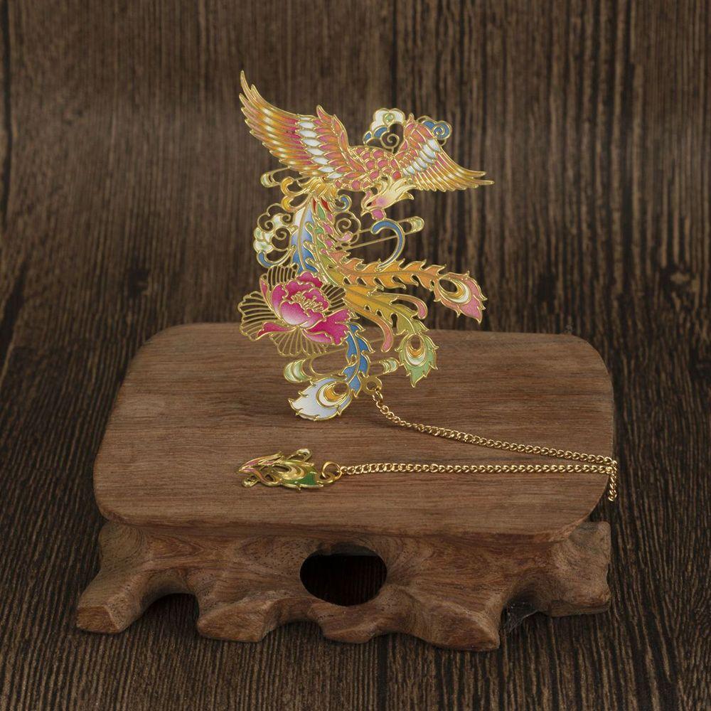 Animal Shape for Teachers Metal Bookmark Chinese Style Bookmark Retro Book Clip Hollow Book Mark