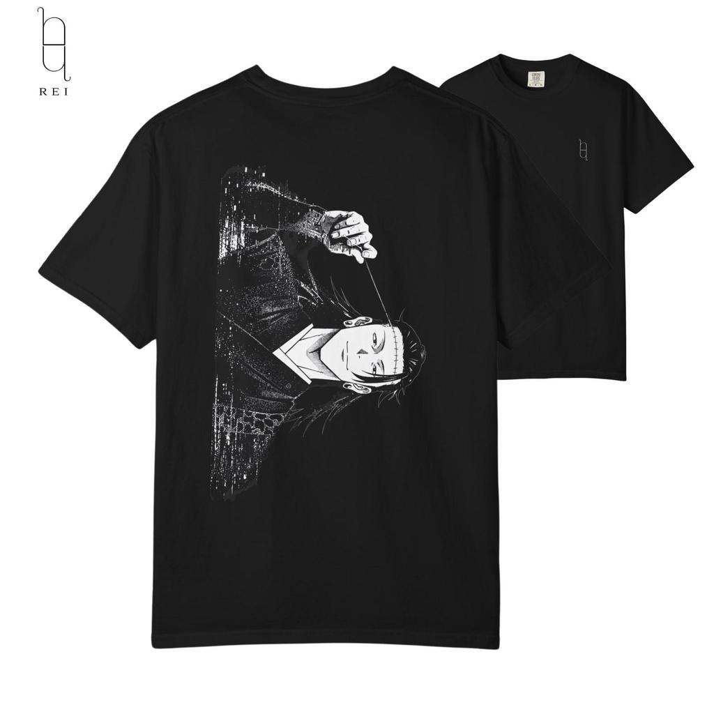 Jujutsu Kaisen Geto Suguru Punk Graphic Tshirt Unisex Black Anime Streetwear