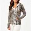 Womens Lightweight Full Zip Hoodie Sun Protection Jacket with Hood and Pockets Long Sleeve Outdoor Activewear