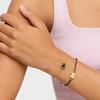 [TOUS] 18K Gold Vermeil Silver Galaxy Black Methacrylate Bracelet 1004504900