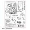 Christmas Themed Silicone Stamps for Card Making, Embossing, Scrapbooking Embellishments, Clear Stamping Tool