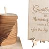 Wedding Guest Book Ornament Guestbook Visitors Ornaments Wood Anniversary Card for