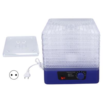 Gıda Kurutucu Makinesi Yüksek Isı Sirkülasyonu Meyve Kurutucu Mutfak için 8 Tepsi 350W AB Fişi 220V