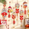 Festival 2025 New Year Lucky Pendant Blessing Spring Festival Supplies  Party Gifts
