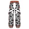 Cowboy Fringe Chaps Pants Cow Pattern Flannel Tassel Patchwork Adjustable Waist Trousers for Men Western Vintage Party Outfit