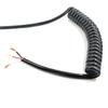 Custom PU Spring Cable: Durable 10-Core Retractable Spiral Cable