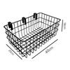 Punching-free Under-Desk Storage Basket Adjustable Iron Desk Beside Shelf Grid Hanging Grid Rack Desk Organization