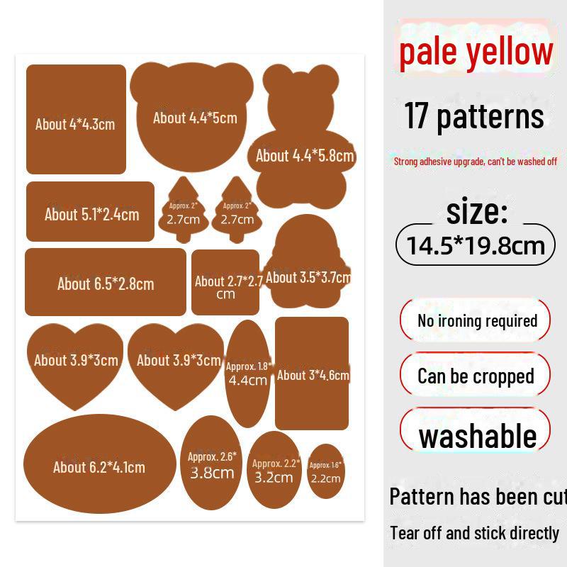 High-End Washable Self-Adhesive Down Jacket Repair Patch