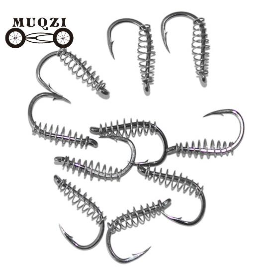 Sharpened Chub Steel 10pcs Carbon Spring Fishing Hooks Fish Tackle