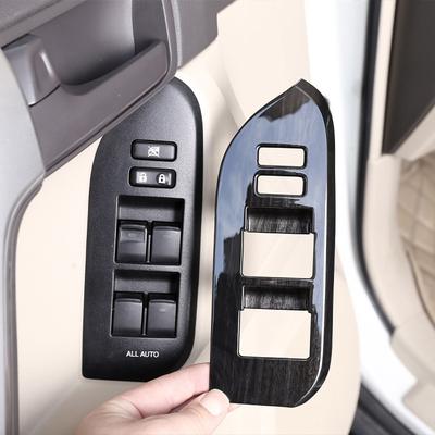 For Toyota Land Cruiser Prado FJ150 150 2014-2018 Car Window Glass Lift Switch Button Control Panel Frame Cover Trim