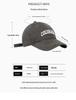Vintage Letter Embroidered Baseball Cap Trendy Peaked Hat Outdoor Sun Protection Cap For Men And Women