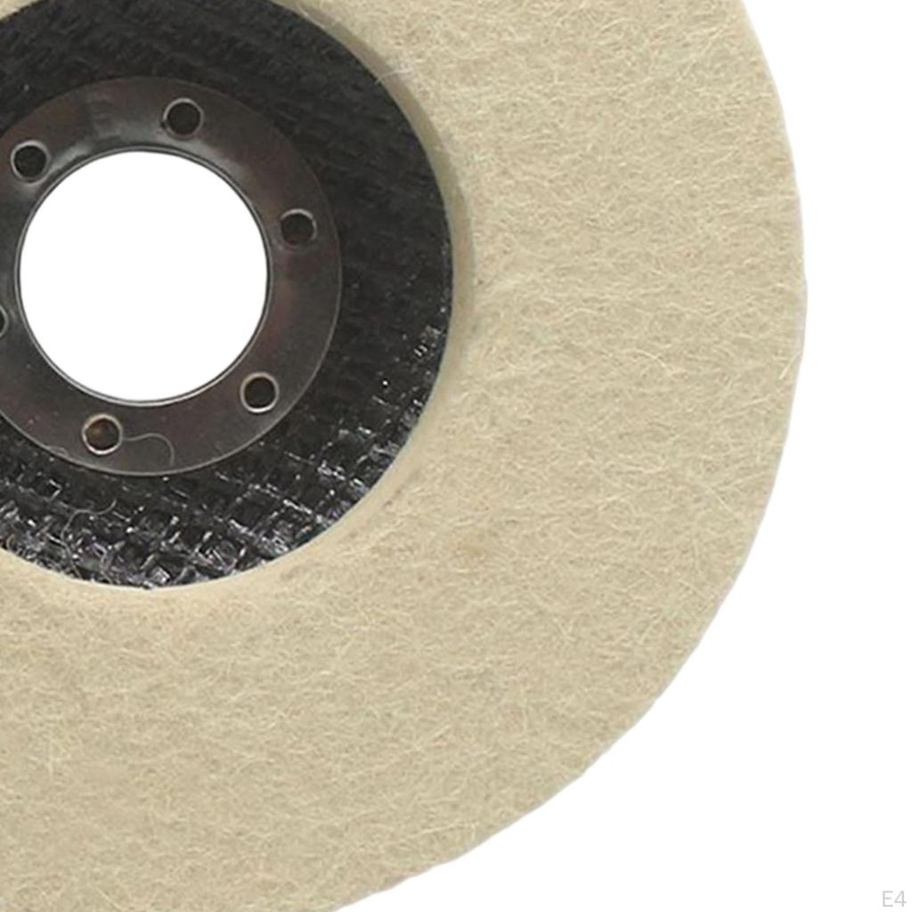 Felt Buffing Disc for Polishing, Round Pad Designed Metal and Glass Use