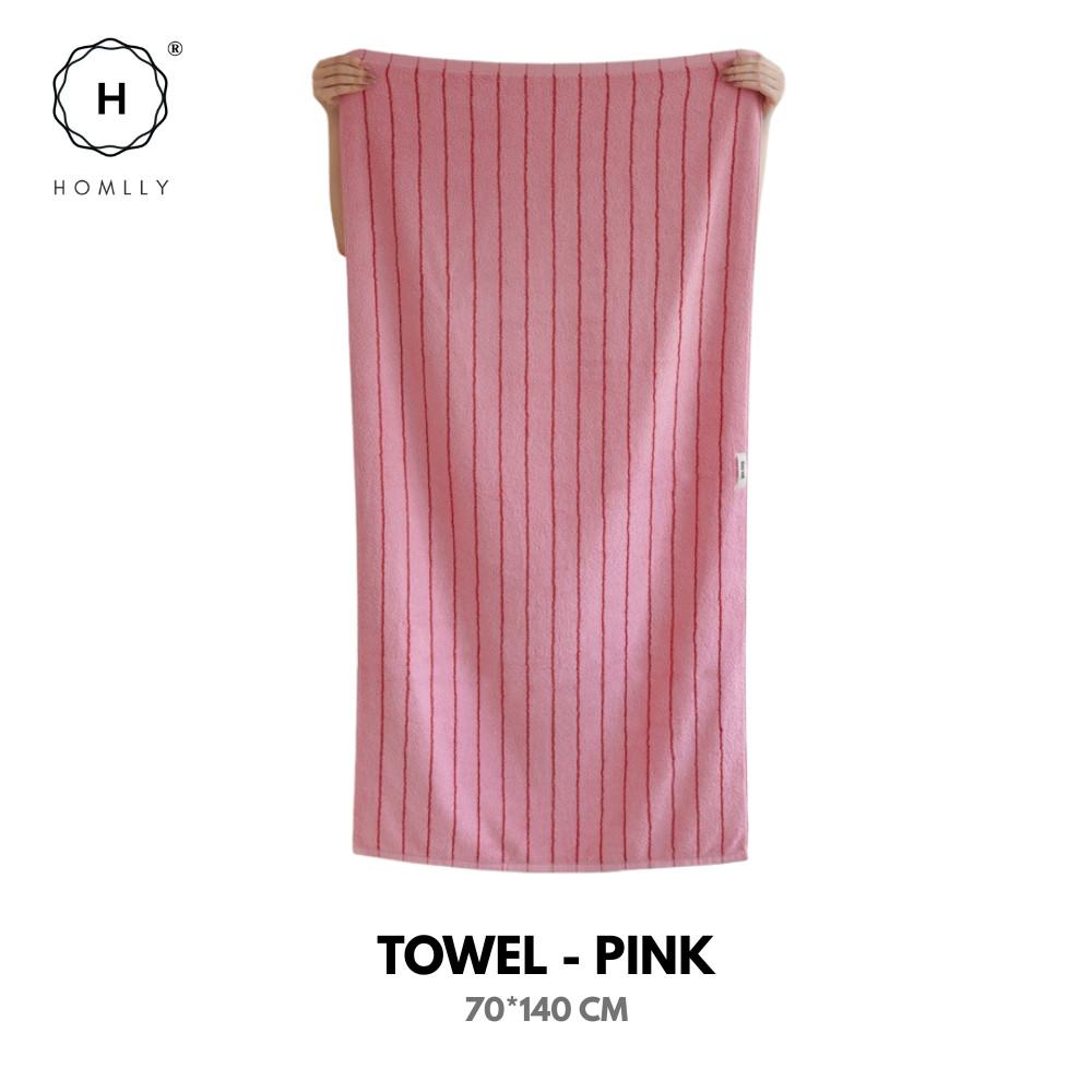 HOMLLY Edo Classic Stripe Face Bath Luxury Pure Cotton Towel