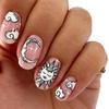 Nude Fantasy Sun Wearable False Nail Art Stickers