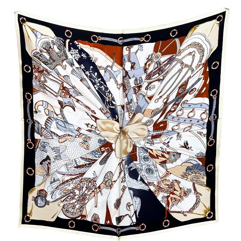 

Spring And Autumn Literary Women S Thin Scarf Elegant Shawl Scarf Premium Silk Silk Scarf Women 70cm