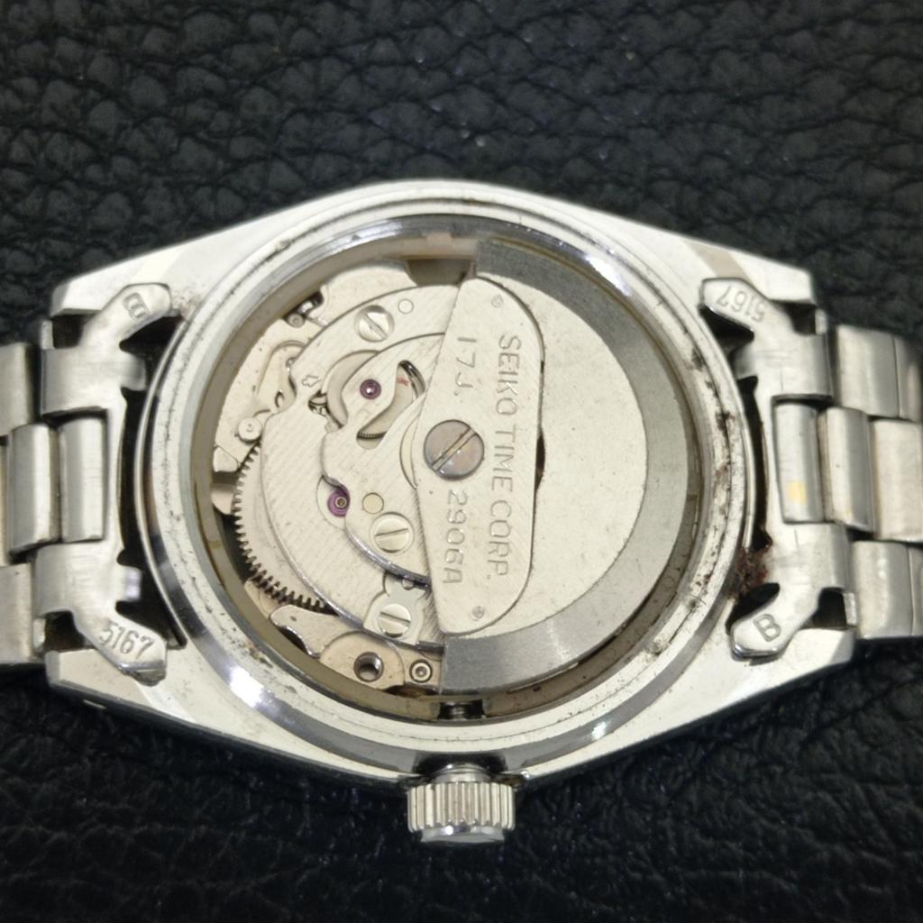 AUTOMATIC VINTAGE SEIKO 5 JAPAN 2906A WOMENS ORIGINAL DIAL WATCH A704250-1