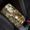 Dreaweet Stylish Spider Web Printed Black Car Center Console Armrest Cushion Cover Pad Soft Car Armrest Seat Box Cover Protector Auto Car Interior