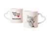 Savannah - Cat Mug, Adorable Heart-shaped Handle Mug, Universal Gift from Brand