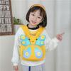 Süßer Schmetterlings-Kinderrucksack aus atmungsaktivem PU-Material für Mädchen und Jungen, für den täglichen Gebrauch