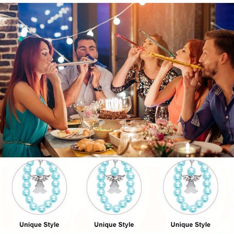 10PCS Cute Angel Keychains with Favor Boxes and Thank You Cards Baptism Bridal Shower Wedding Gender Reveal Party