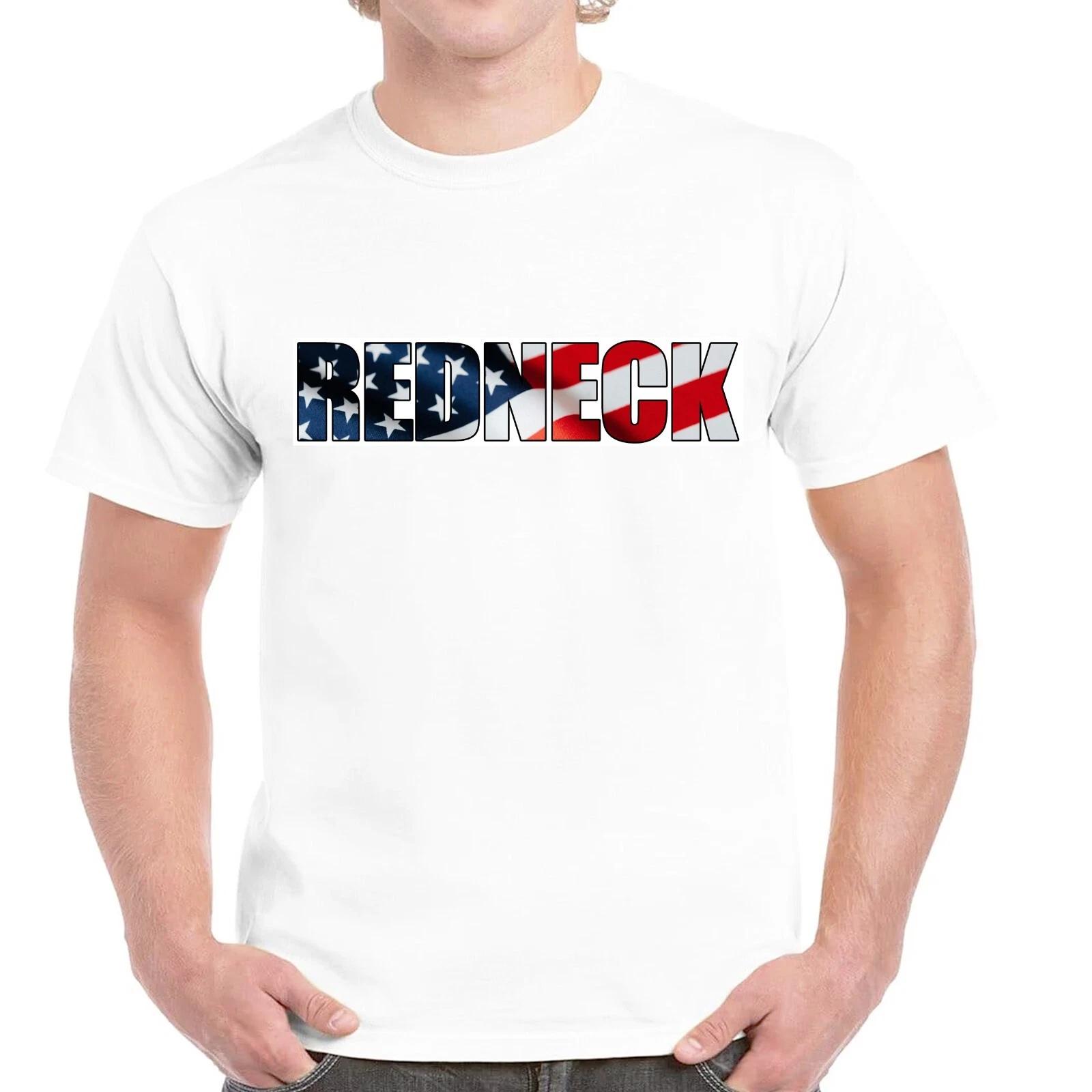 Redneck USA T-Shirt US Flag Gildan Softstyle Tshirt Gift Tee Stars and stripes 3XL