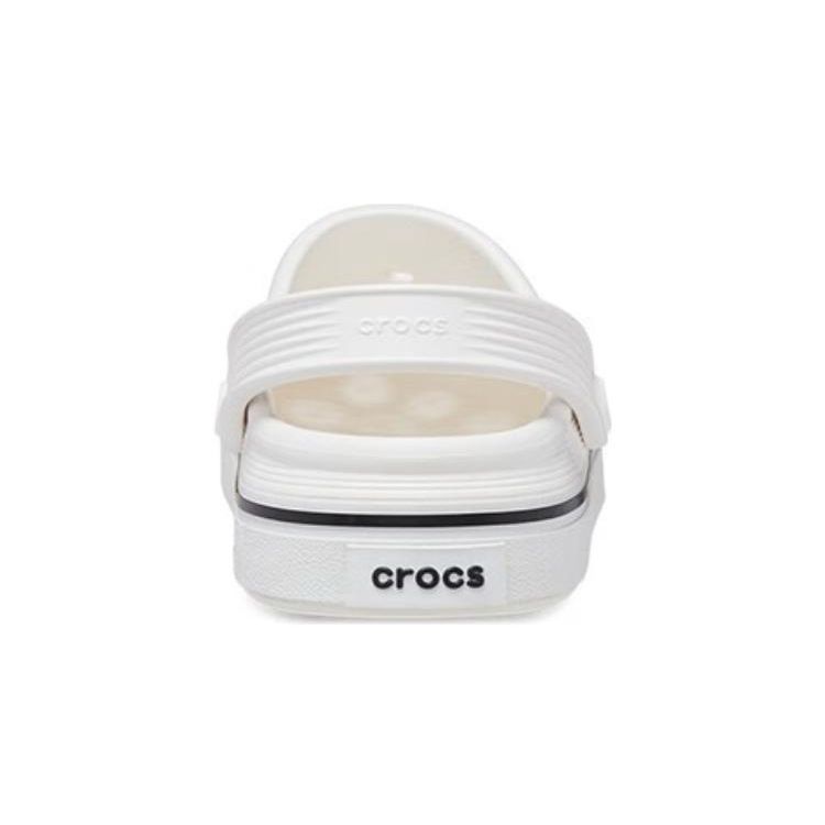 Crocs Comfortable Durable Lightweight Childrens Sandals Kids Sandals White 208477-100