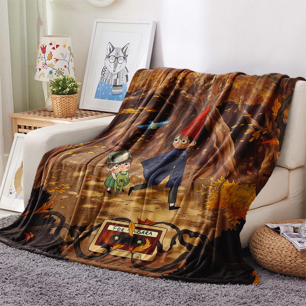 Over the Garden WallFlannel Blanket, High Quality Comfortable for All Seasons, Home Decor, Warmth and Comfort