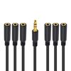 1 bis 5/6 Wege 3,5mm 1/8 Zoll TRS Stecker auf Buchse Kabel 3,5mm Stereo Y-Splitter Verlängerungskabel 3,5mm Splitter Verlängerungskabel
